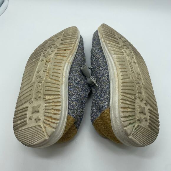 Hey Dude Women's size 9 Mustard Mix Gray Tan Wendy Slip-On Shoes Comfort Easy - Picture 5 of 8